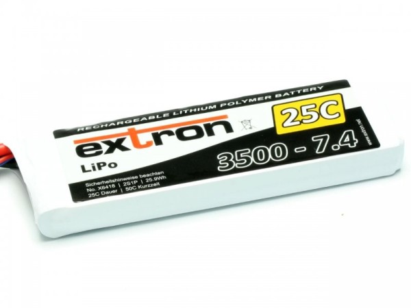 X6418 Extron LiPo Akku Extron X2 3500 - 7,4V (25C