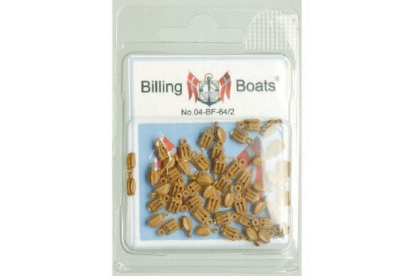 Billing Boats Block double 5mm 50Stk