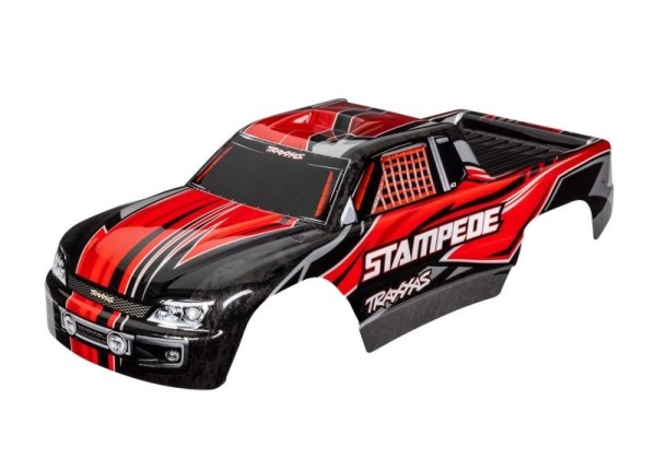 3651 Traxxas Karosserie Stampede Rot