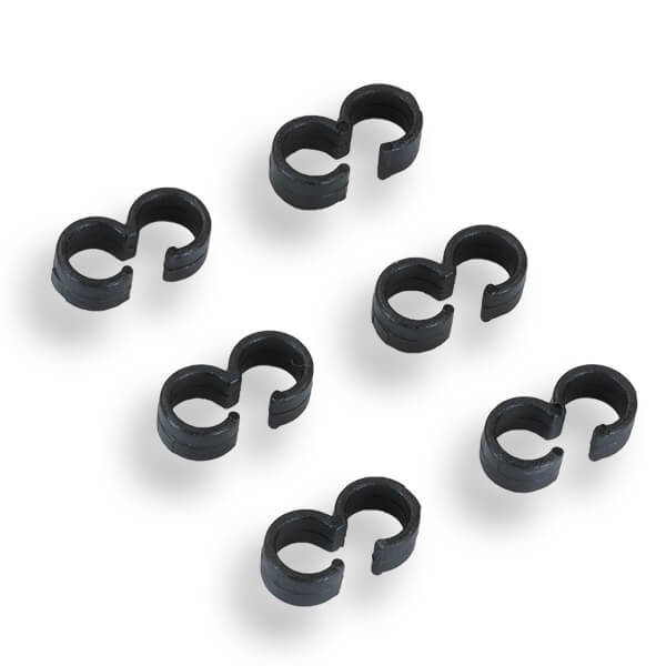 FASTRAX BLACK FUEL TUBE CLIPS -6