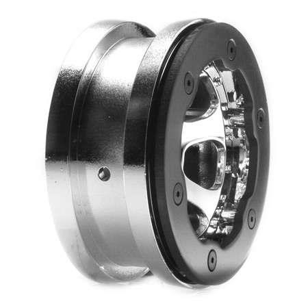 LOSA7020 CCR 2.2 beadlock Wheels, chrome