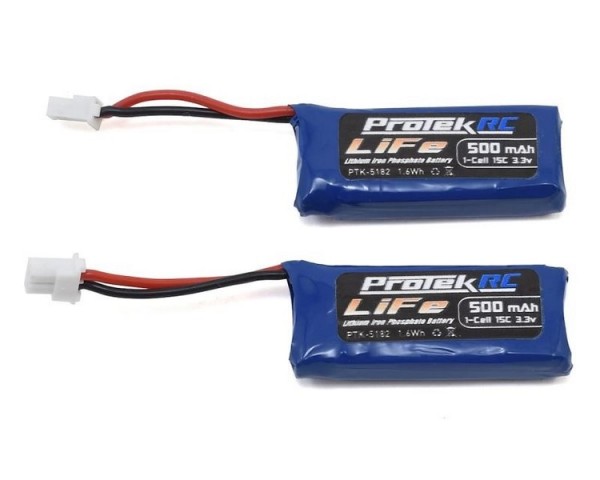 ProTek 3.3V/500mAh 2x1S Sport Race 15C Stick LiFe (Kyosho Mini-Z)