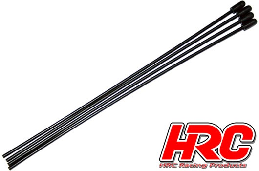 HRC5502 Antennenrohre schwarz+gelb (4 Stk.)