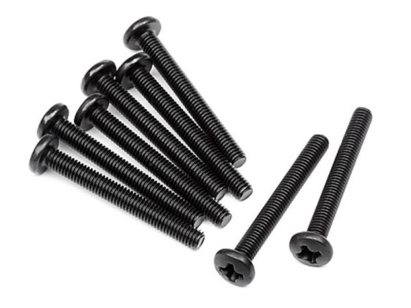 110211 BINDER HEAD SCREW M3X25MM (8PCS)