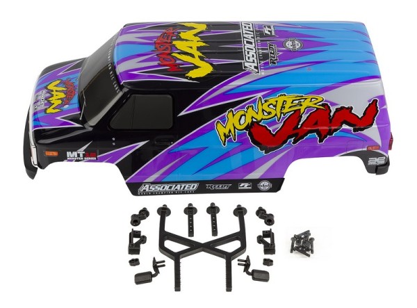 Team Associated MT12 Monster Van Karosserie lackiert