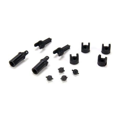 LOSB1717 MICRO Molded Ctr Drive Shaft Set