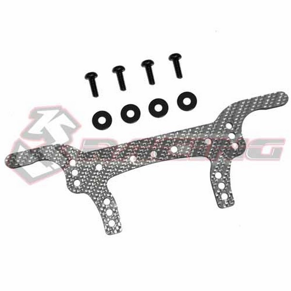 M4WD-45/SG Silver Carbon Rear Multi Roller Plate N