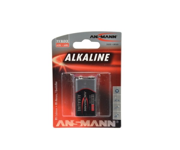 Ansmann 9V-Block-Batterie Alkaline