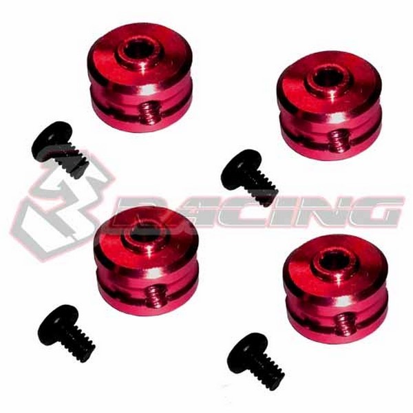 M4WD-38/RE ALU Shaft Stopper -Red
