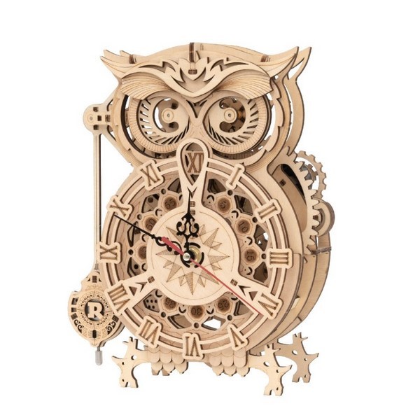 15056 Pichler Eulen Uhr (Lasercut Holzbausatz)