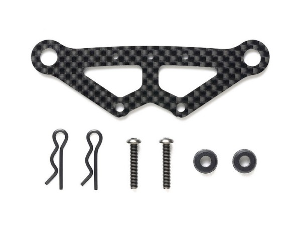 22073 Tamiya XV-02 Carbon Bumper Support