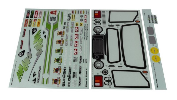 Element RC Enduro Bushido Decal Sheets