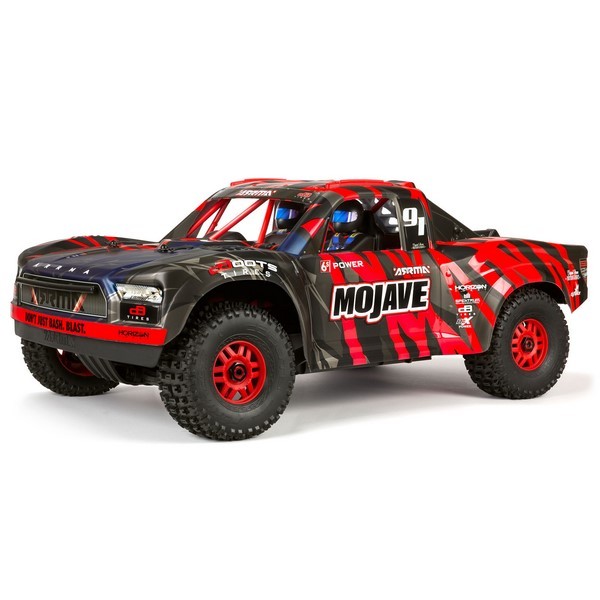 Arrma Mojave 6S V2 BLX 1/7 Desert Racer Brushless RTR Wüstentruck Short Course Rot