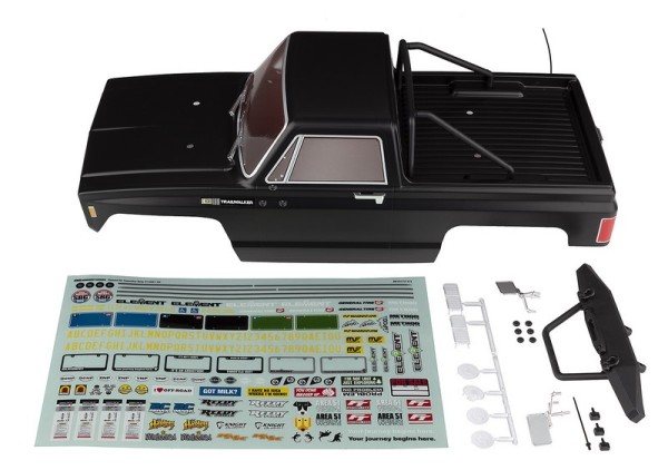 42176 Element RC Enduro Trailwalker Karosserie Set Schwarz