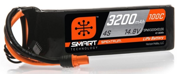 Spektrum 3200mAh 4S 14.8V 100C Smart LiPo Battery