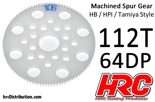 HRC764112P Hauptzahnrad 64DP Low Friction Gefräst