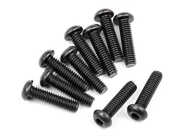 107373 Button head screw M2.5x10mm (Hex socket/10S