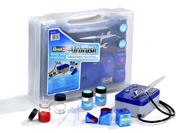 39199 Revell Airbrush Basic Set mit Kompressor