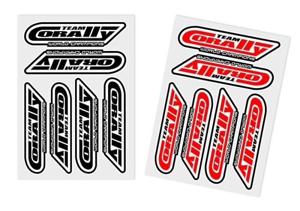 C-99921 Team Corally Sponsor Stickersheet CORALLY