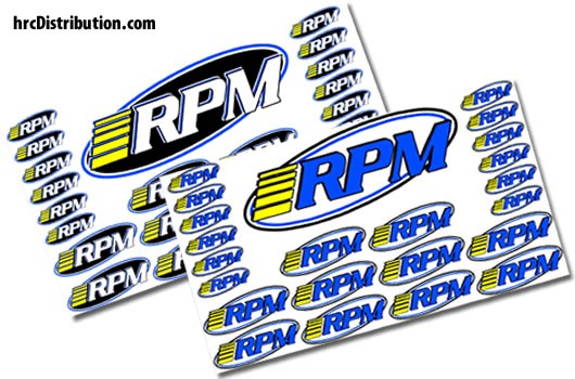 70005 RPM Pro Logo Decal Sheets