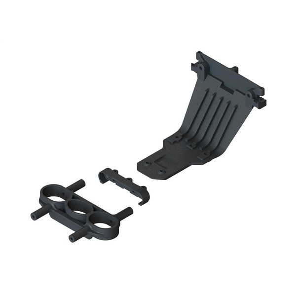 ARA320723 Arrma Rear Skid Skid Mount and Bumper