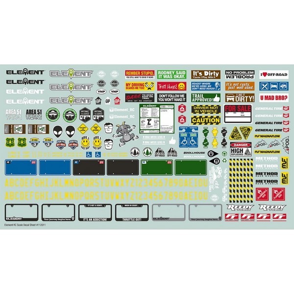 42148 Enduro Scale Decal Sheet