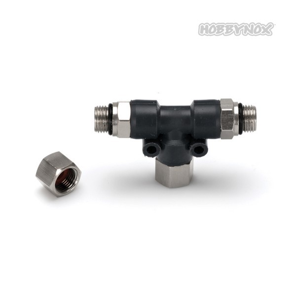 Hobbynox Airbrush T-Coupler G1/8 - 1 Female Block