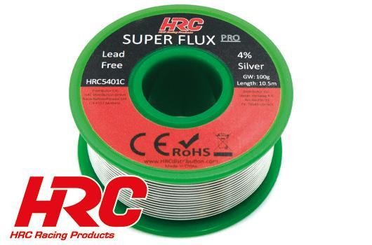 HRC Lötzinn SUPER FLUX PRO 4% Silver (100g)