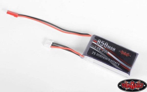 RC4WD 7.4V 850mAh 2S LiPo Battery w/ Balance Plug