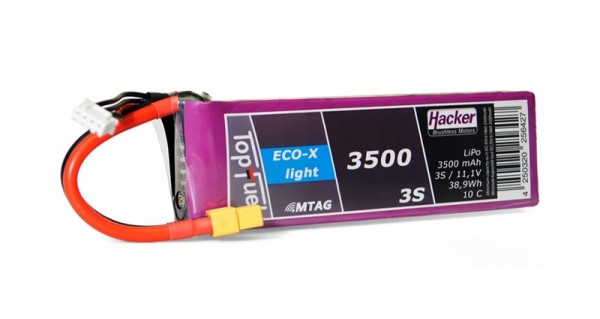 Hacker Topfuel LiPo 10C-ECO-X Light 3500mAh 3S MTA