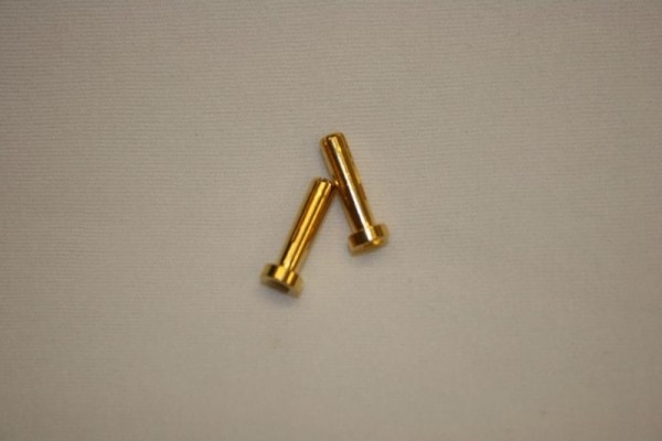 H-Speed 4mm Goldkontaktstecker 18mm lp (2Stk)