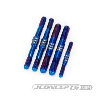 JConcepts RC8B4.1 Fin Titanium Turnbuckle set Blau 5Stk.