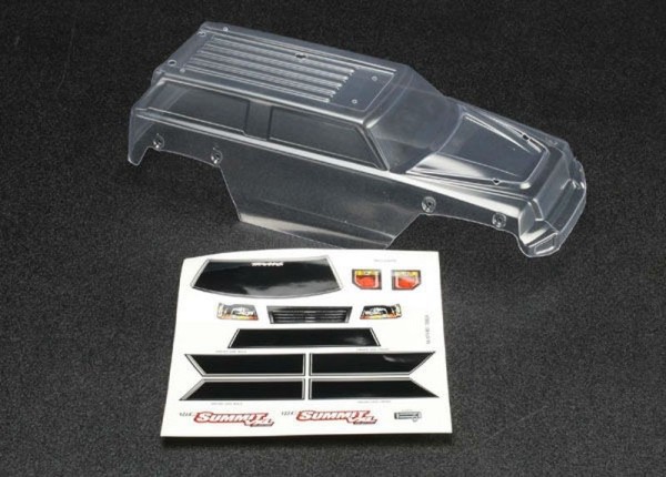 7211 Traxxas Body 1/16 Summit (clear) Karosserie