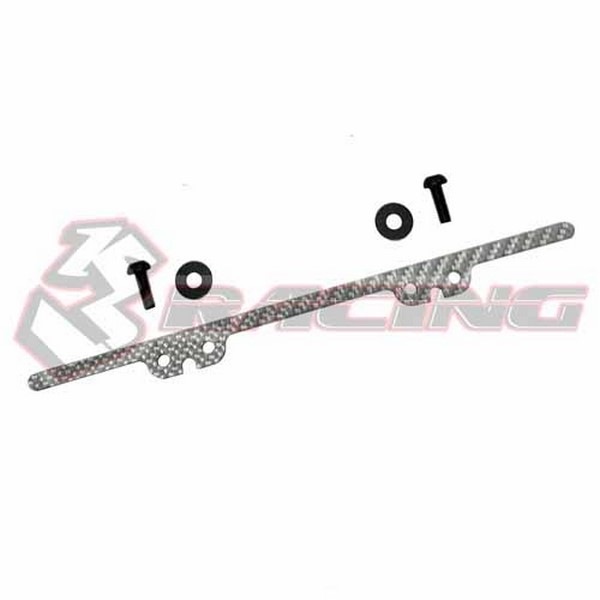 M4WD-41/SG Silver Carbon Wide Rear Roller Plate