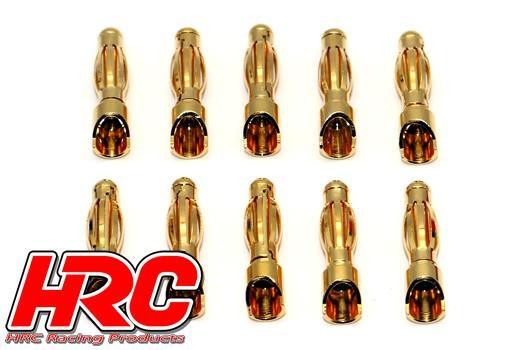 HRC9004S Stecker Gold 4.0mm (10)