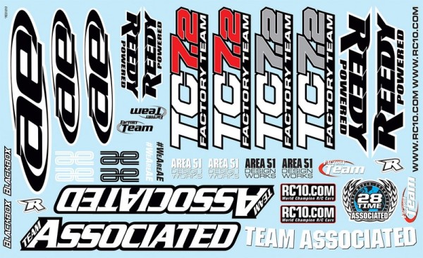 31810 Asso TC7.2 Decal Sheet