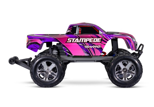 Traxxas Stampede HD 2WD XL-5 Monstertruck Pink RTR - Akku + USB-C Ladegerät