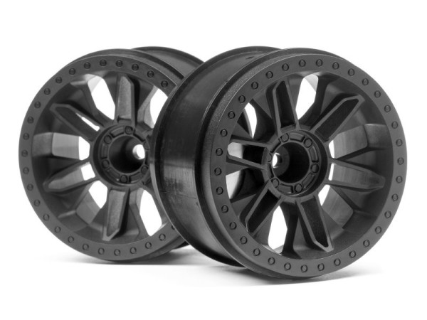 116528 6-SHOT ST WHEEL (BLACK/2PCS)