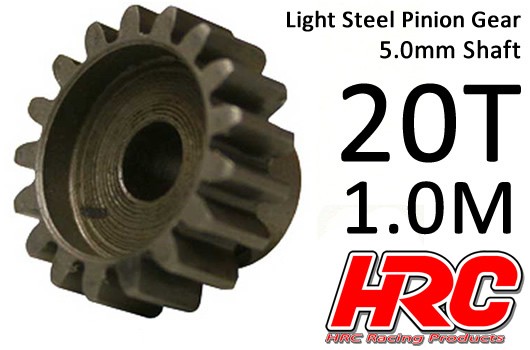 HRC71020 Motorritzel Stahl 20 Z Modul 1 / 5mm