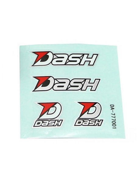 777001 Dash Decal ( 70 X 70 mm) Schwarz/Silber