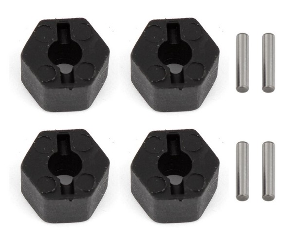 41049 Asso CR12 Wheel Hexes and Pins Set