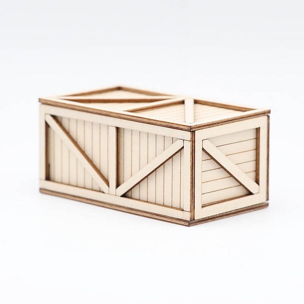 FASTRAX 1/18 Scale Holz Box 32X38X67MM