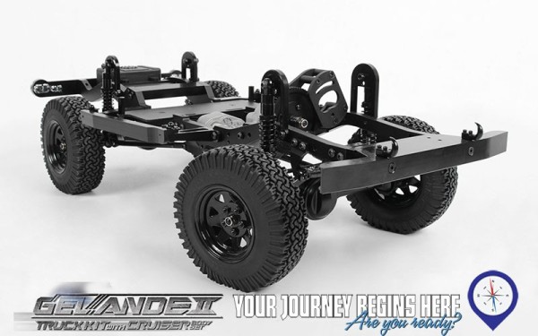 RC4WD Gelande II Truck Kit w/Cruiser Body Set