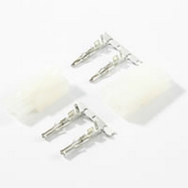 TAMIYA MALE/FEMALE CONNECTOR SET w/CRIMPS