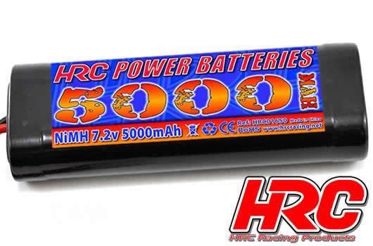 HRC Akku 7.2V 5000 NimH 6-Zellen Power Batterie T-Plug Typ Dean Stecker