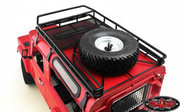 RC4WD Roof Rack with Tire Mount Land Rover D90