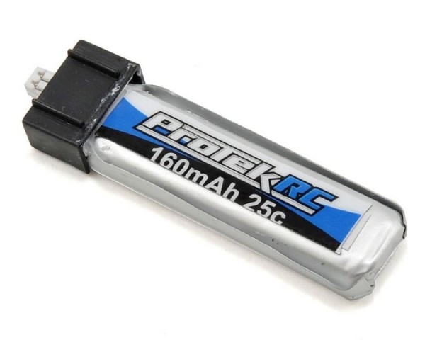 ProTek RC 3.7V/160mAh 1S High Power Micro Heli/Airplane 25C Lipo