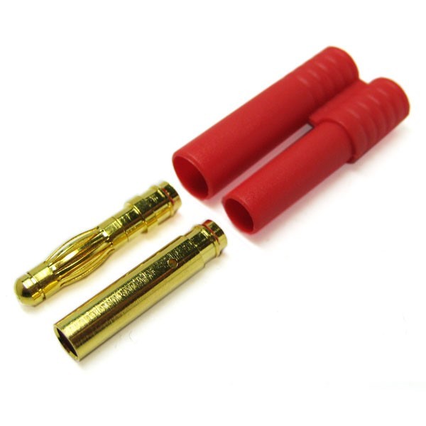 4.0MM GOLD CONNECTOR W/HOUSING