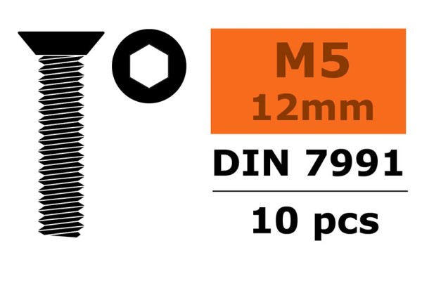 GF0101-020 Senkkopfschraube M5X12 (10)