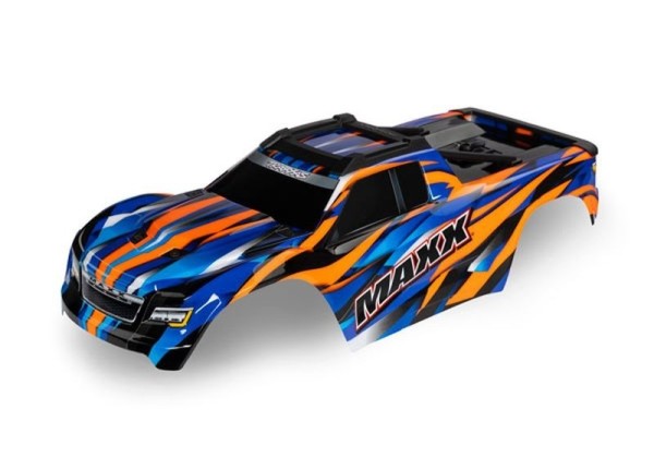 8918T Traxxas Karo Wide-Maxx orange lackiert + Decal 352mm Radstand